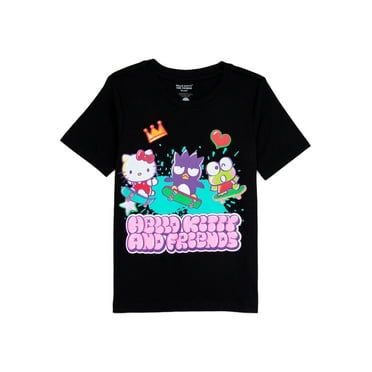 Hello Kitty Boys Badtz-Maru Graphic Tee with Short Sleeves, Sizes 4-18