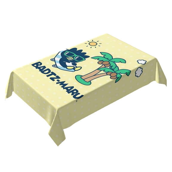 Badtz Maru Themed Square Tablecloth 54 * 72 Inches Durable Stylish