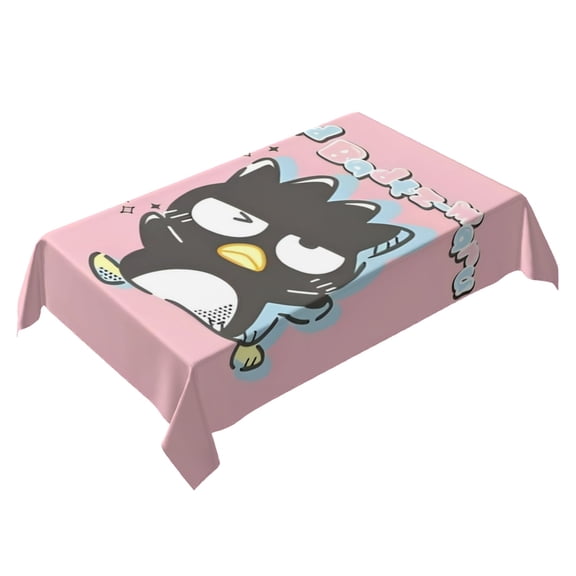 Badtz Maru Themed Square Tablecloth 54 * 72 Inches Durable Stylish