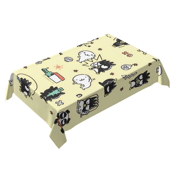 Badtz Maru Themed Square Tablecloth 54 * 72 Inches Durable Stylish