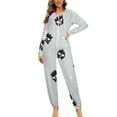 thumbnail image 1 of Badtz Maru Unisex Onesie Pajamas Zipper Jumpsuit Hooded One Piece Sleepwear for Family Mens Womens, 1 of 8