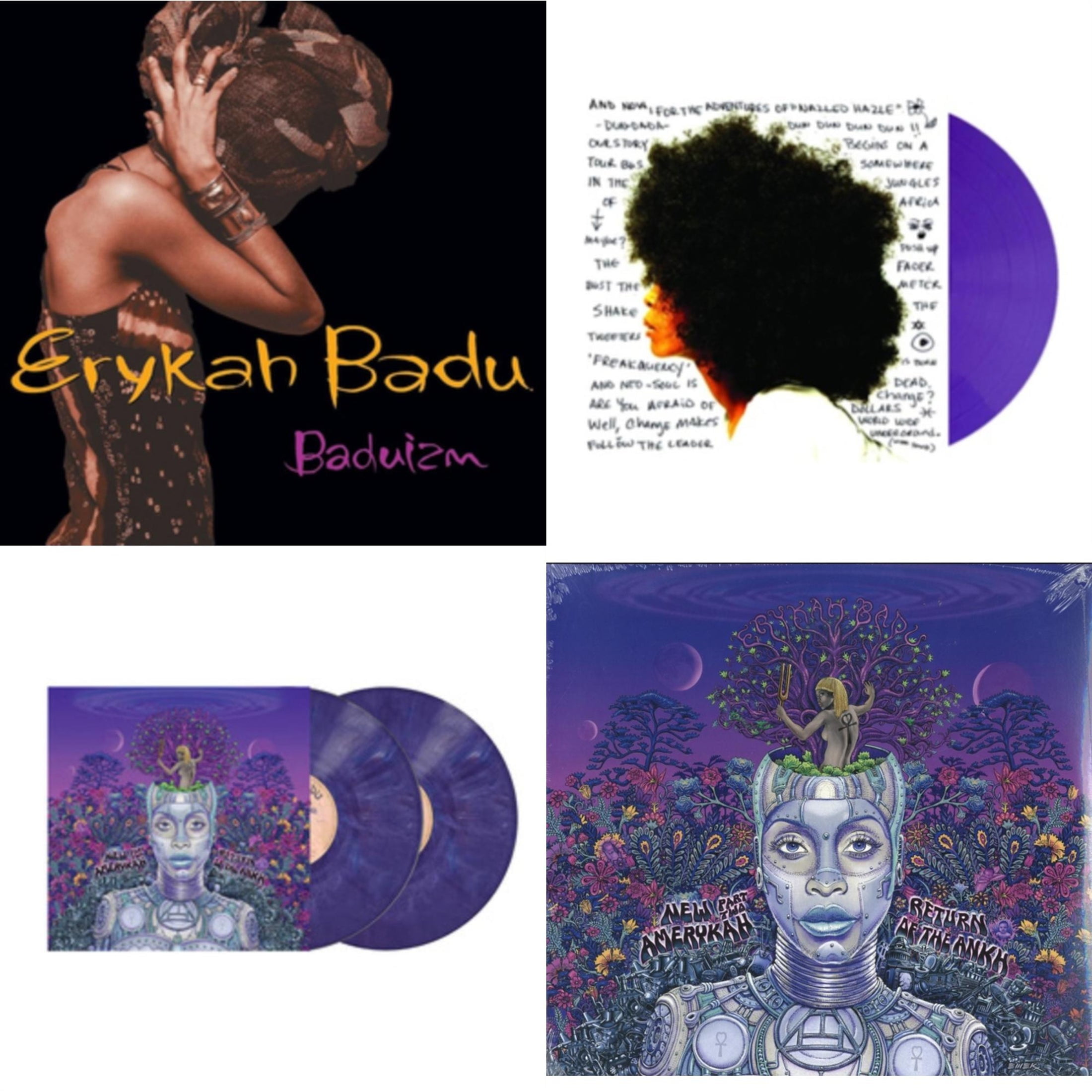 2枚組 ERYKAH BADU / NEW AMERYKAH 限定パープル盤 Erykah Badu - New Amerykah Part Two: Return of the Ankh