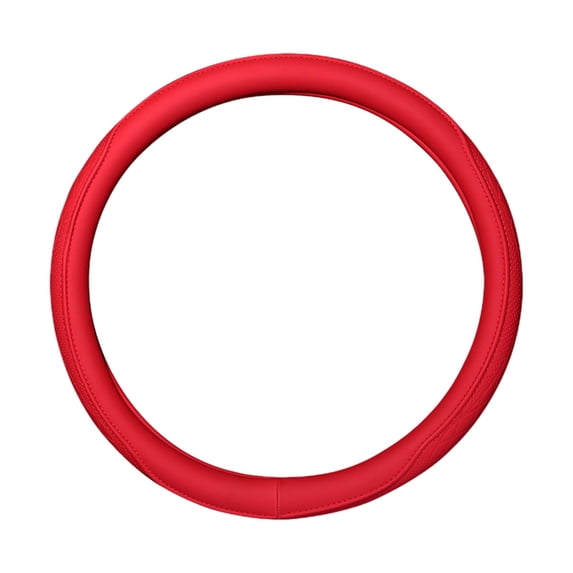 BadyminCSL 14.96x14.96x2.36" Car Steering Wheel Cover - Anti-slip Thin Four Seasons Universal Sport Auto Accessories Red