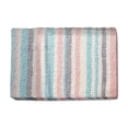 thumbnail image 1 of BadyminCSL 15.75x23.62in Concise Colorful Striped Faux Pashm Floor Mat for Bathroom Sink Area Non-Slip Doormat for Living Room Entryway, 1 of 6
