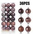 thumbnail image 1 of BadyminCSL 36PCS Christmas Xmas Tree Bauble Hanging Home Party Ornament Decor 3CM, 1 of 3