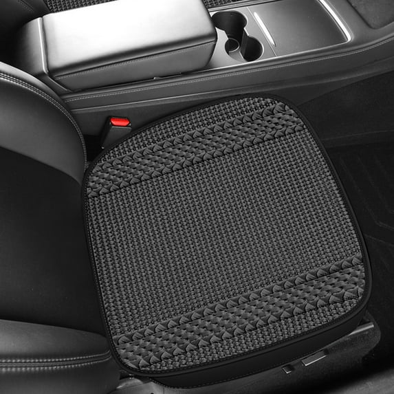 BadyminCSL 47.5x46.5x2CM All Season Leather Car Seat Cushion Fully Enclosed Breathable Seat Cover