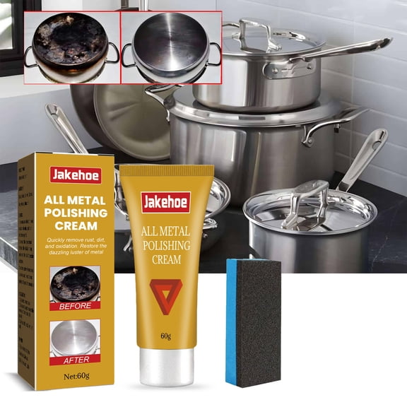 BadyminCSL All Metal Polisher Cream Silver Cleaner and Polish Metal Polishing 50g