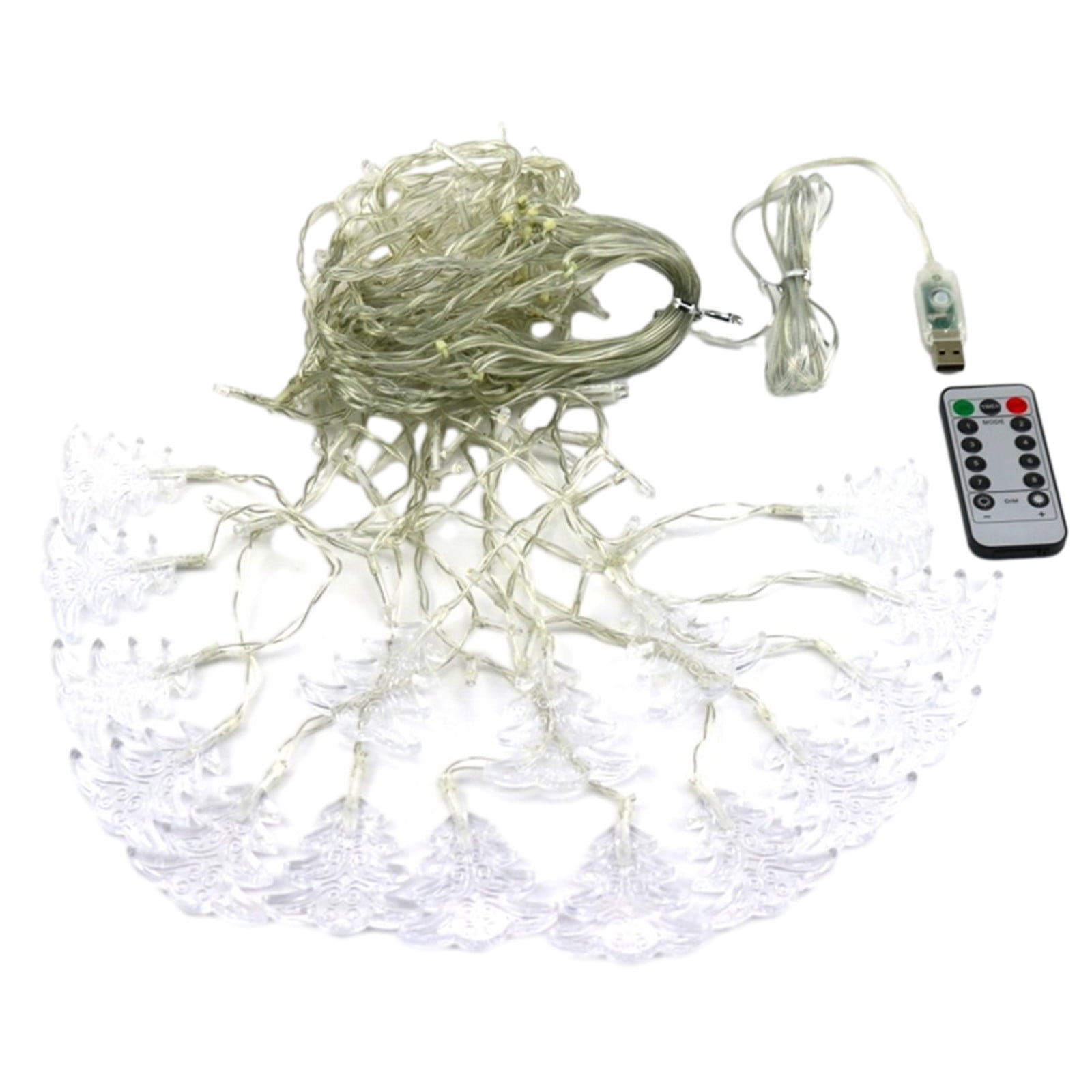 BadyminCSL Christmas Lights Christmas Christmas Tree Curtain Light Home