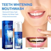 BadyminCSL Clearance Beauty and Personal Care Mouthwash Teeth Mouthwash - Solve All Oral Problems Teeth Whitening Mouthwash Teeth Mouthwash Foam Refreshing Breath Deep Cleaning Teeth 60ml