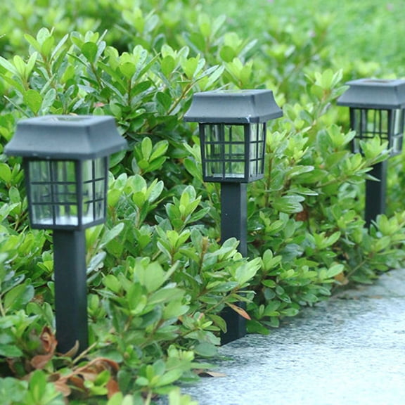 BadyminCSL Color LED Solar Ground Stake Garden Lights,Waterproof Solar Decor Lamps for Yard Courtyard Pathway