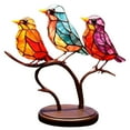thumbnail image 1 of BadyminCSL Household Items on Clearance under $10 Colorful Bird Decorations, Home Decoration Decorations, Flower Bird Pendants, Bird Group Decorations, 1 of 4