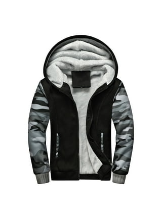 AMDBEL Winter Jackets for Men With Hood, Mens Sherpa Fleece Lined