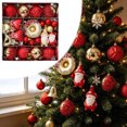 thumbnail image 1 of BadyminCSL Multi-Style Painted Christmas Ornament Ball Set, Mixed Baubles Gift Box for Farmhouse Xmas Tree Indoor Winter Holiday Decor, 1 of 8