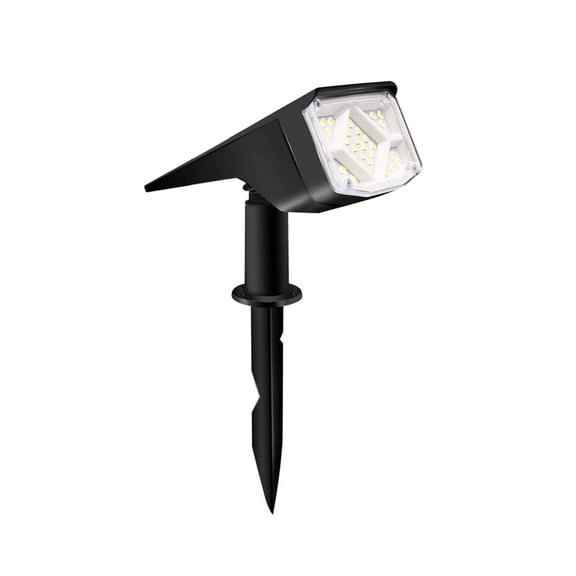 BadyminCSL Solar-Powered 38 LED High Brightness Outdoor Spotlight, Waterproof Decorative Landscape Light for Garden, Courtyard, Pathway