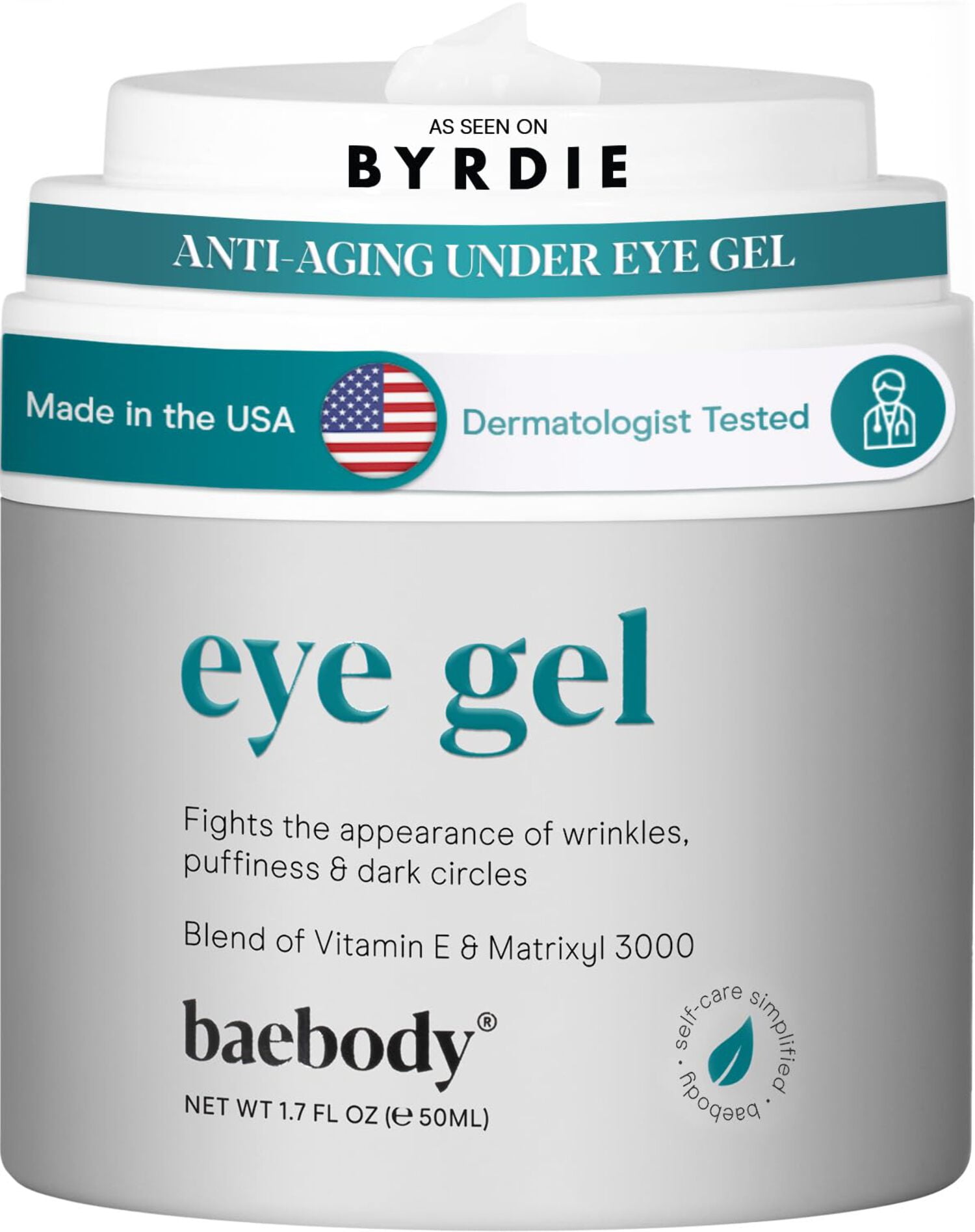 Baebody Eye Gel, Cooling Under Eye Cream For Dark Circles, Puffiness and Bags under Eyes, Eye Cream Anti Aging & Hydrating, Night Eye Cream, Beauty Gifts for Women