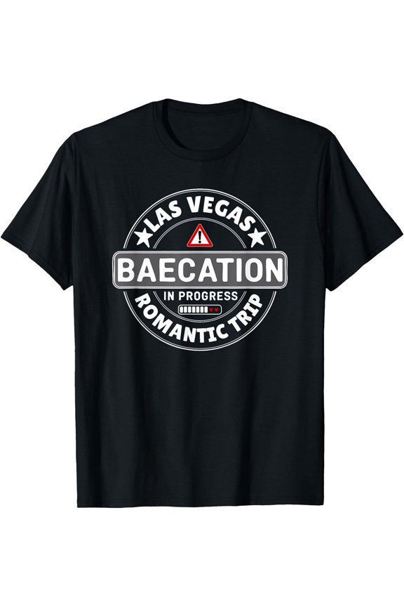 Baecation Couples Matching Las Vegas Romantic Weekend Travel T-Shirt, Unisex T-Shirt