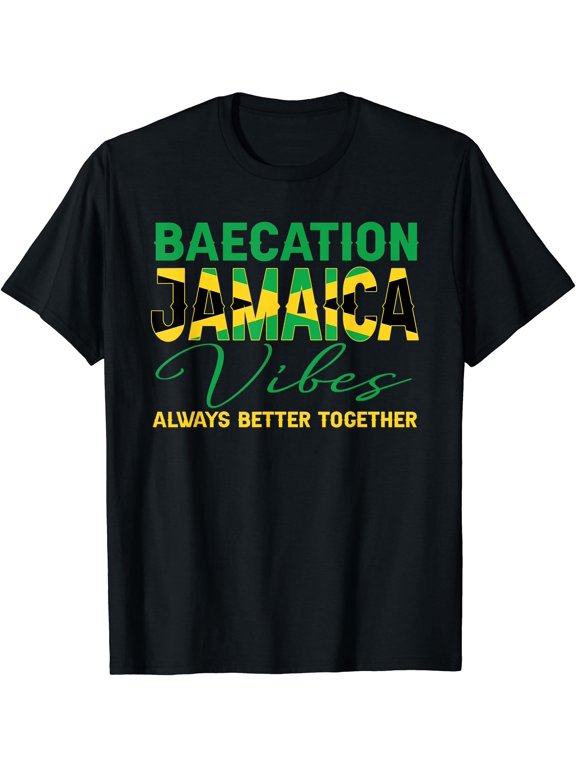 Baecation Jamaica Vibes Couple Vacation Trip T-Shirt