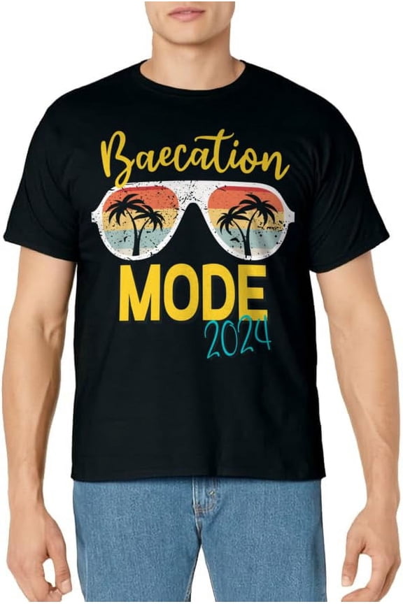 Baecations Mode 2024 Matching Couples Trip Beach Vacation T-Shirt