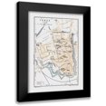 thumbnail image 1 of Baedeker 11x14 Black Modern Framed Museum Art Print Titled - Ypres Belgium Europe - Baedeker 1910, 1 of 5
