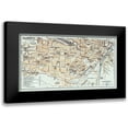 thumbnail image 1 of Baedeker 18x12 Black Modern Framed Museum Art Print Titled - Kassel Germany - Baedeker 1914, 1 of 5