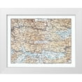 thumbnail image 1 of Baedeker 18x15 White Modern Wood Framed Museum Art Print Titled - Europe Danube River Germany Austria - Baedeker, 1 of 4