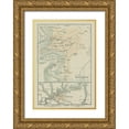 thumbnail image 1 of Baedeker 18x24 Gold Ornate Wood Framed with Double Matting Museum Art Print Titled - Rothenburg ob der Tauber Germany - Baedeker 1914, 1 of 4
