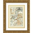 thumbnail image 1 of Baedeker 18x24 Gold Ornate Wood Framed with Double Matting Museum Art Print Titled - Schaffhausen Switzerland - Baedeker 1921, 1 of 4