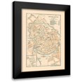thumbnail image 1 of Baedeker 19x24 Black Modern Framed Museum Art Print Titled - Europe Groningen Netherlands - Baedeker 1910, 1 of 5