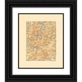 thumbnail image 1 of Baedeker 20x24 Black Ornate Wood Framed with Double Matting Museum Art Print Titled - Muotathal Region Switzerland - Baedeker 1921, 1 of 4