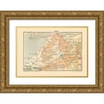 thumbnail image 1 of Baedeker 24x18 Gold Ornate Wood Framed with Double Matting Museum Art Print Titled - Trapani Sicily Italy - Baedeker 1880, 1 of 4