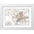 thumbnail image 1 of Baedeker 24x18 White Modern Wood Framed Museum Art Print Titled - Solothurn Switzerland - Baedeker 1921, 1 of 4
