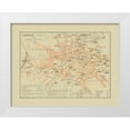 thumbnail image 1 of Baedeker 24x19 White Modern Wood Framed Museum Art Print Titled - Lemberg Ukraine - Baedeker 1910, 1 of 4