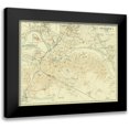 thumbnail image 1 of Baedeker 24x20 Black Modern Framed Museum Art Print Titled - Dresden Germany - Baedeker 1914, 1 of 5