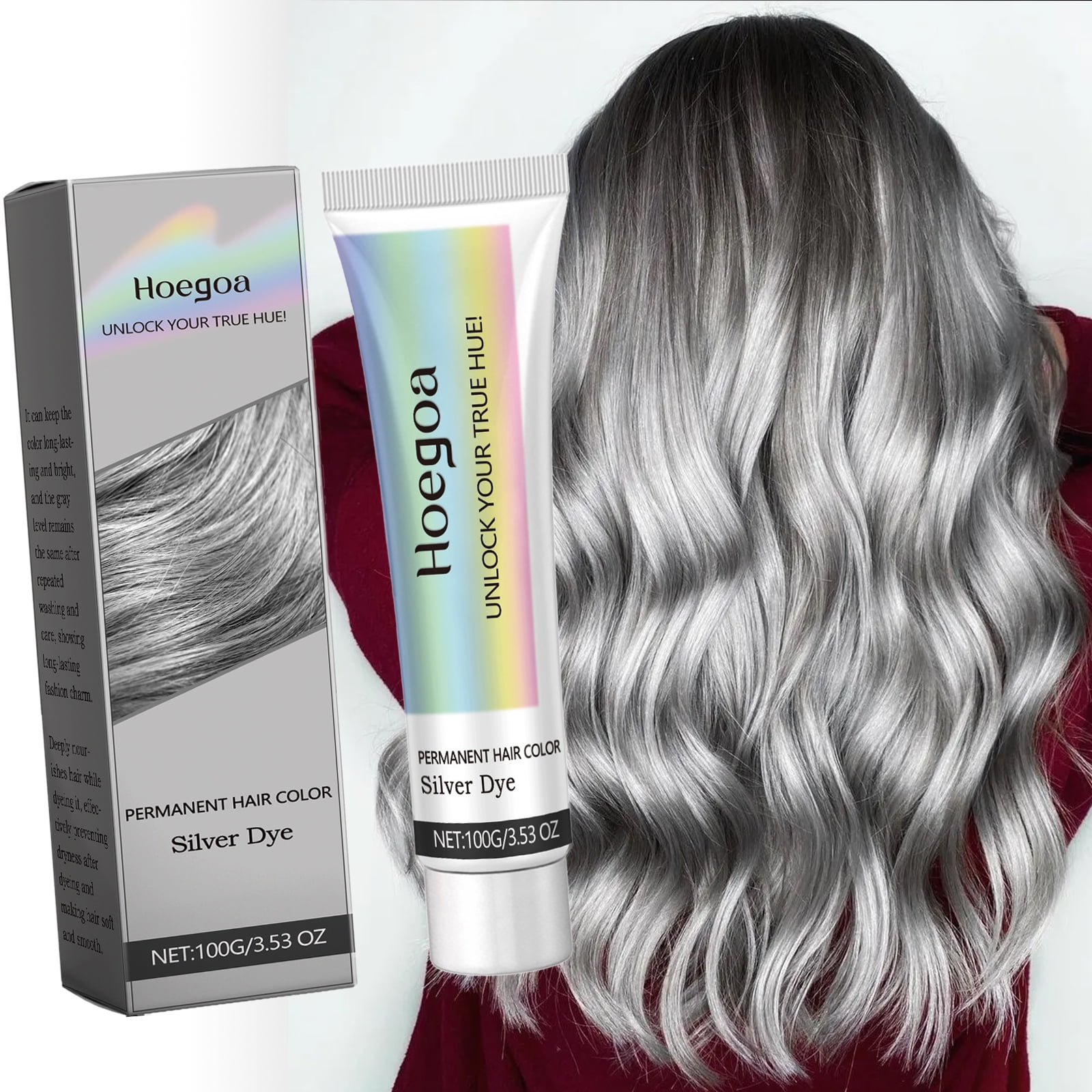 Baeitkot Silver Hair Dye, Elegant Platinum Hair Color, Long Baeitkot Silver Hair Dye, Elegant Platinum Hair Color, Long
