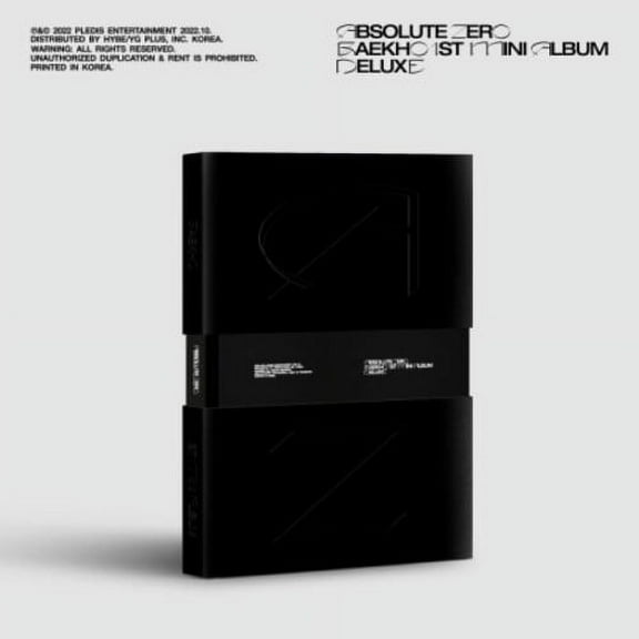 Baekho - Absolute Zero - Deluxe Version - incl. 100pg Photobook, Photo Postcard, Message Card, Photo Card + Mini-Poster - Music & Performance - CD
