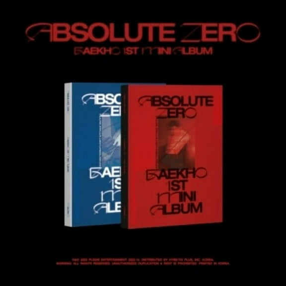 Baekho - Absolute Zero - Random Cover - incl. 88pg Photo Book, 2 Postcards, Track List Sticker, Heat Sensing Sticker, 2 Photocards + Poster - Music & Performance - CD