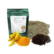Bael Wellness Indian Healing Clay, Bentonite Clay with Turmeric & Cloves Powder. Pore Cleansing Facial Mask. Organic and