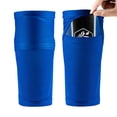 thumbnail image 1 of Baellert 1 Pair Football Shin Guard Sleeves High Elasticity Seamless Slip-Resistant Impact Resistant Adult Teenager Soccer Shin Guard Socks Outdoor Sport Equipment, 1 of 6