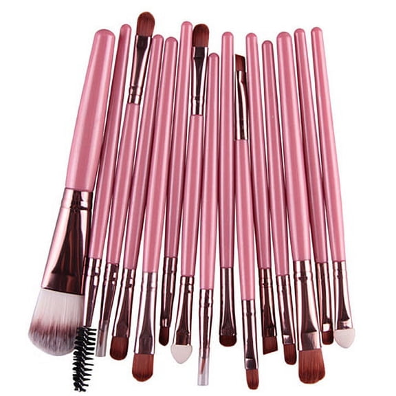 Baellert 15x Makeup Set Powder Eyeshadow Eyebrow Concealer Lip Cosmetic Brush