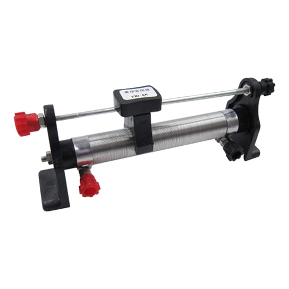 Baellert 5/10/20/50Ω 1.5-2A Sliding Rheostat Adjustable Flame Retardant ABS Physical Electric Sliding Resistor Rheostat for Laboratory