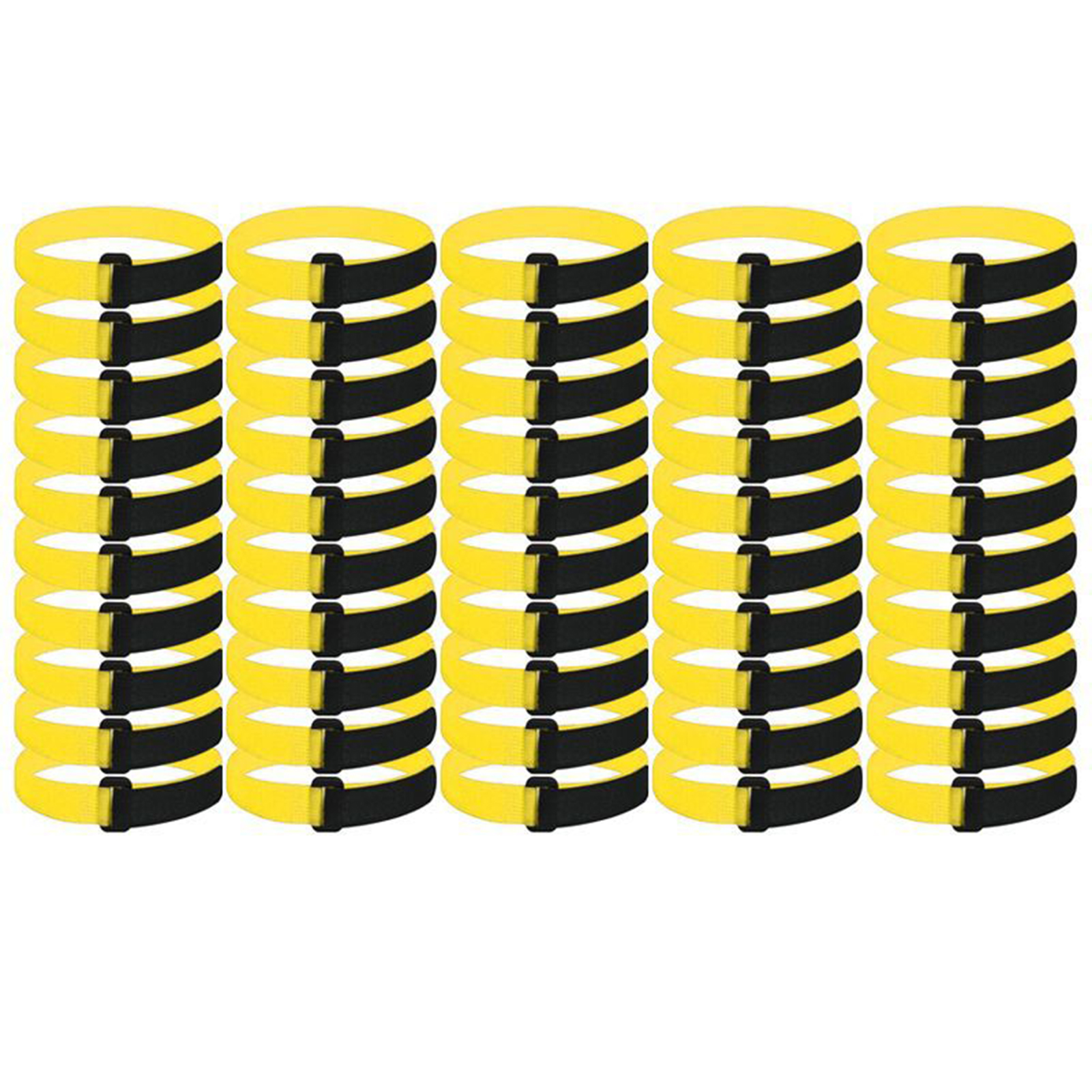 Baellert 50 Pcs Soccer Goal Net Attachment Straps with Fastener Tape