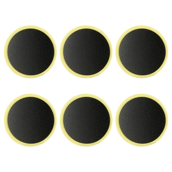 Baellert 6 Pcs Bike Tire Patches No-glue Quick Drying Smooth Surface Rubber Strong Adhesive Tyre Tube Glueless Patches Bicycle Fix Tool