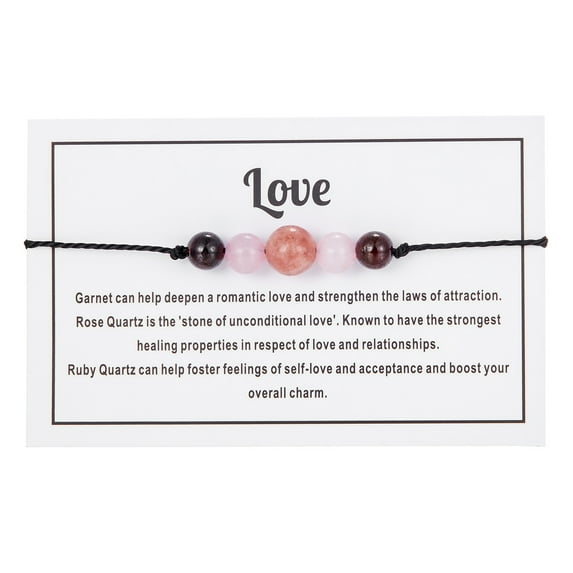 Baellert Beaded Bracelet Adjustable Elastic Rope Anti-Break Fall-resistant Unique All-match Stone Bracelet Jewelry Accessory