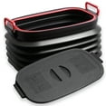 thumbnail image 1 of Baellert Collapsible Bucket Space-Saving Large Capacity 37/60L Collapsible Plastic Boot Organizer for Car Home Fishing, 1 of 8