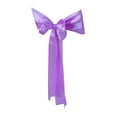 thumbnail image 1 of Baellert Elegant Chair Back Bow Tie Breathable Faux Silk and Stain Wedding Banquet Ribbon Chair Bands Party Supplies, 1 of 8