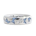 thumbnail image 1 of Baellert Fashion Women Butterfly Cubic Zirconia Inlaid Finger Ring Wedding Party Jewelry, 1 of 6