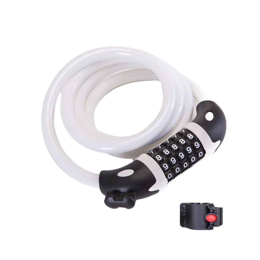 Baellert High Security Anti-Theft 5 Digit Combination Steel Wire Bike ...