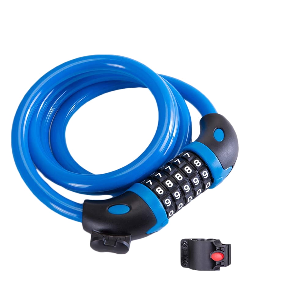 Baellert High Security Anti-Theft 5 Digit Combination Steel Wire Bike ...