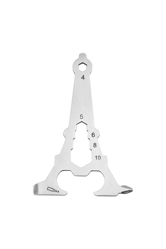 Outdoor Bottle Opener Portable Wear-resistant Outdoor Gear EDC Keychain Multi-Tool Wrench for Daily Use