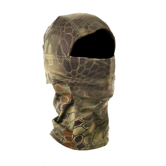 Baellert Unisex Camo Print Outdoor Cycling Balaclava Neck Gaiter Cap Full Face Cover